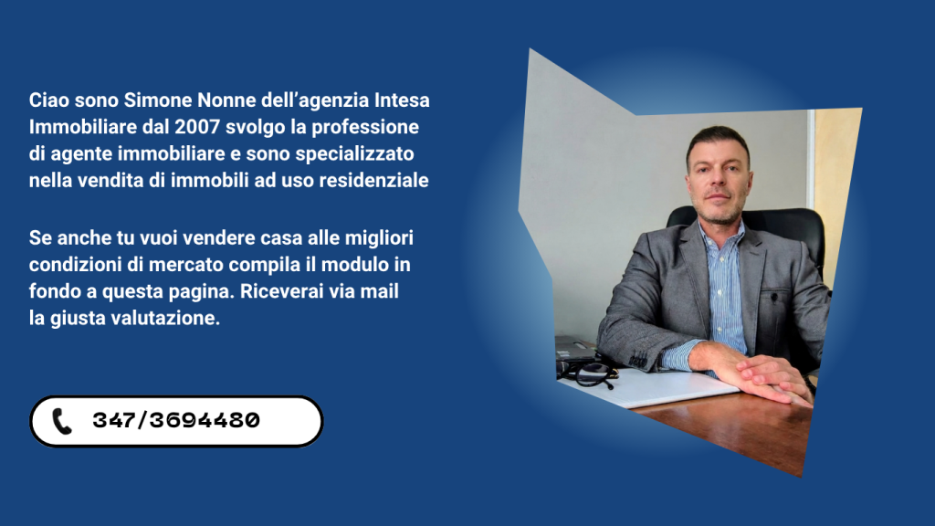 ciao sono simone nonne dell’agenzia intesa immobiliare